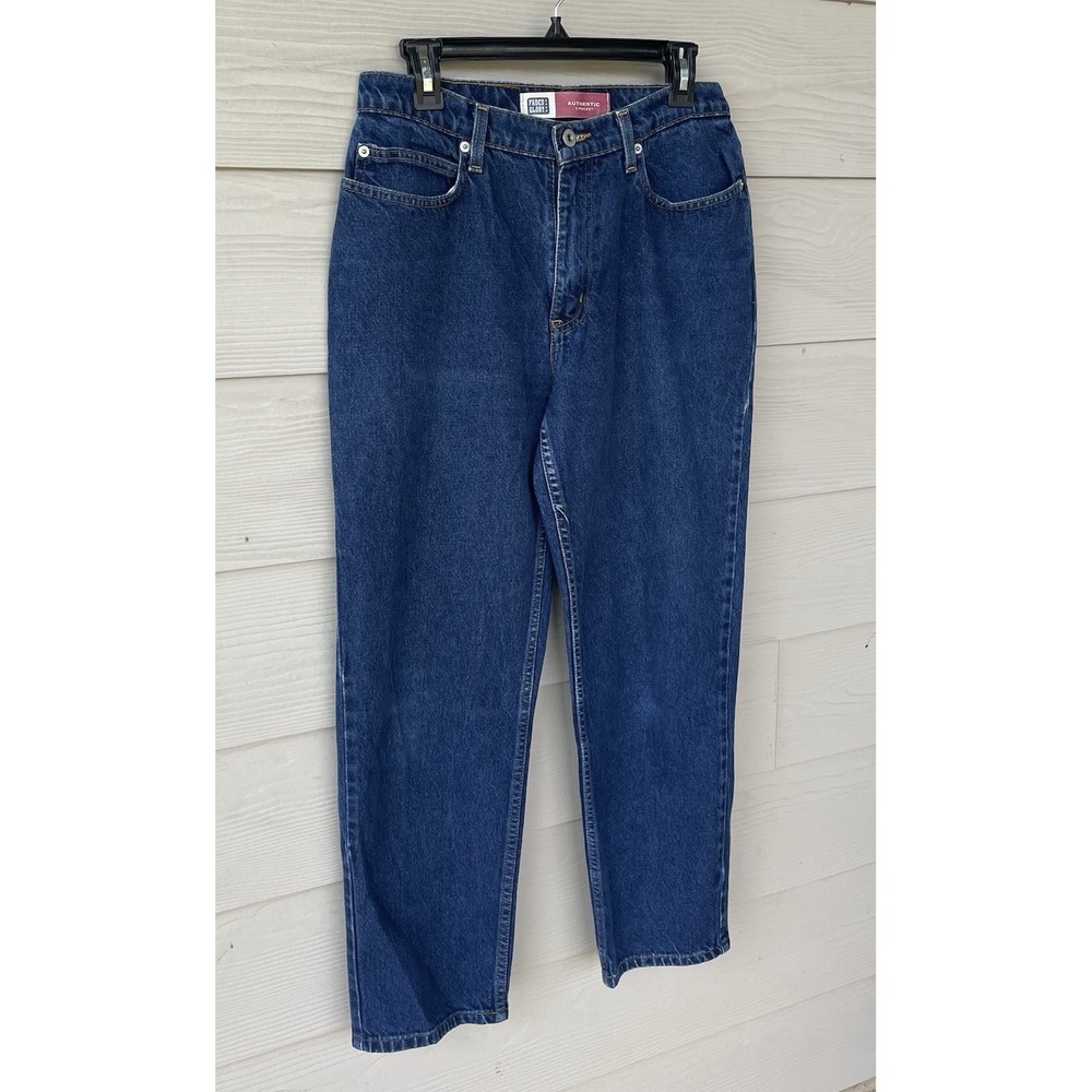 Faded Glory Jeans Women's Bootcut Wide Leg Petite 10 Indigo 100% Cotton